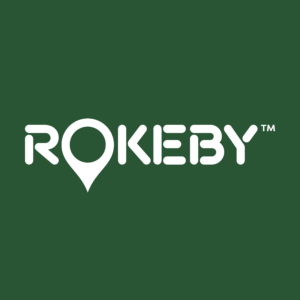 RokebyLogo White GreenBG RGB 300x300